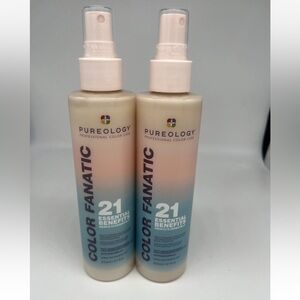 Pureology Color Fanatic Multi-Tasking Leave-In Spray, 21 Benefits.Bundle 2 6.7oz